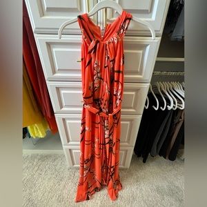 Karen Millen floral pleated dress